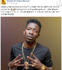 Reggae cum dancehall artiste Shatta Wale