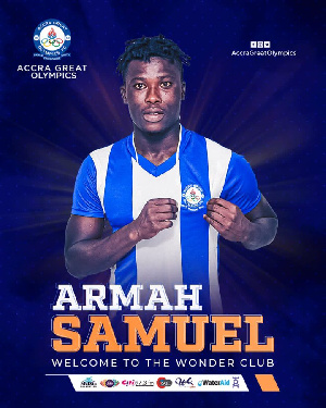 Samuel Armah Has Joined Accra Great Olympics On Loan.jfif