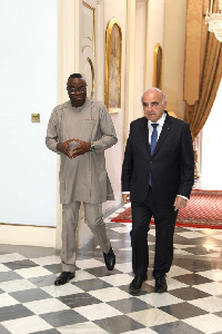 Maltese president with Dr. Ibrahim Mohammed Awal