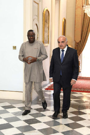 Maltese president with Dr. Ibrahim Mohammed Awal