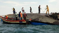 Passengers travel on Lake Victoria  in Jinja  District on June 14,2021