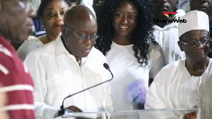 President-elect, Nana Addo Dankwa Akufo-Addo addressing Ghanaians after the EC's declaration