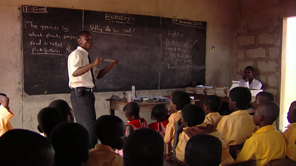 File Photo: A teacher teaching students