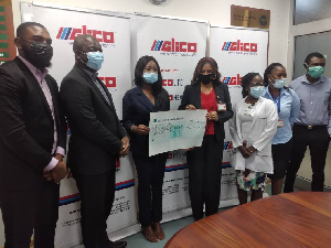 The support, a ¢25,000  cheque was to cushion the hospital in the running of its activities