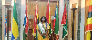 Nancy Q. Sam at the COPITOUR - ECOWAS board of directors meeting