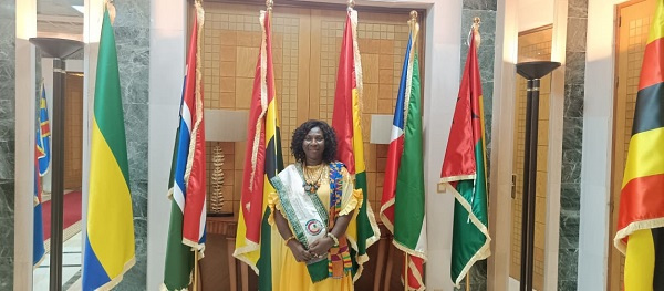 Nancy Q. Sam at the COPITOUR - ECOWAS board of directors meeting