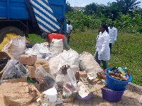 The destroyed products are estimated to be worth GH¢102, 839.80