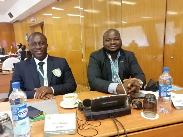 GFA officials, Julius Ben Emunah and Nick Owusu