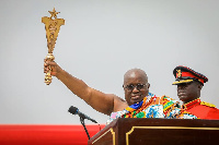 President Akufo-Addo at his swearing-in in January 2017