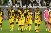 Black Stars after losing their first match against Morocco | File Photo