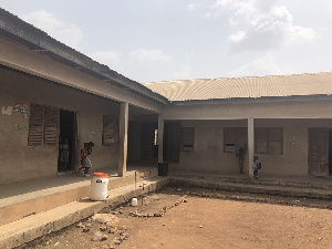 A school block of the Ankaase SDA Basic School