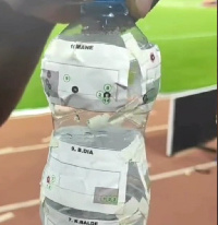 Gabaski's bottle against Senegal