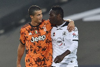 Juventus forward, Cristiano Ronaldo and Ghana international Emmanuel Gyasi