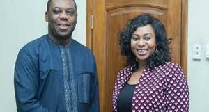 Education Minister, Dr. Matthew Opoku Prempeh and Public Procurement Minister, Adwoa Safo