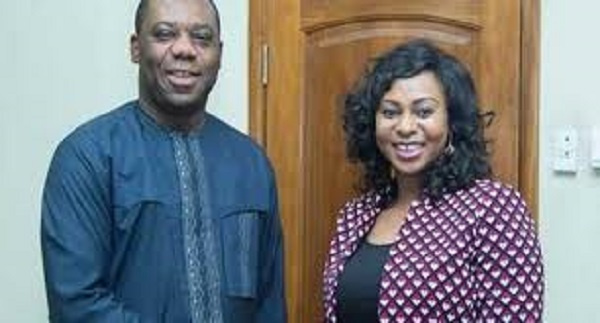 Education Minister, Dr. Matthew Opoku Prempeh and Public Procurement Minister, Adwoa Safo