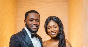 Kennedy Osei Asante with his wife Tracy