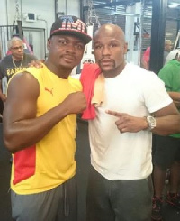 Bastie Samir sparred with Floyd Mayweather