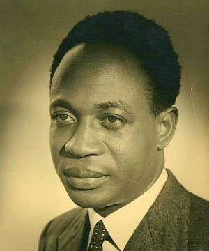 Ghana's first president, Osagyefo Dr. Kwame Nkrumah