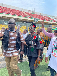 Johnson Asiedu Nketia at the delegates congress