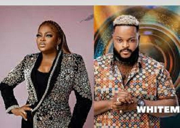 Actress Funke Akindele-Bello  and BBNaija housemate, Whitemoney