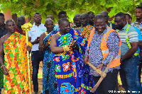 Joseph Osei Frimpong cut sod for projects