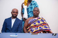 Founder of AA, Mark Adu Amofah (left) with Nii Annang Adzor