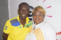 B Ice and Mercy Asiedu on Agyenkwa FM in Kumasi