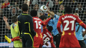 Ghana lost to Uruguay at the quarter finals in the 2010 World Cup