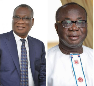 GNPC boss, Dr Kofi Kodua Sarpong and NPP's Freddie Blay