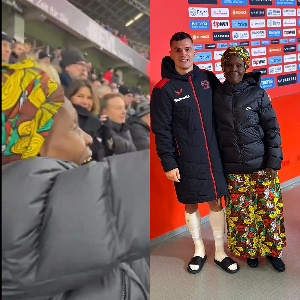 Victor Boniface's grandmother and Granit Xhaka