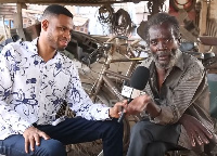 Kwabena Josiah (Right) speaking on Kofi TV