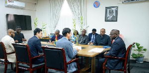 The meeting highlighted the Ghanaian government's appreciation for Japan's consistent support