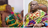 Western Regional House of Chiefs president, Ogyeahohoo Yaw Gyebi II and Togbe Afede