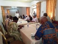 Participants at the training session for the council members