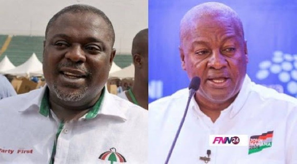 Samuel Anyidoho and John Mahama