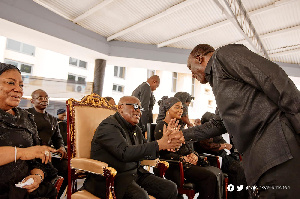 Akufo Addo Alan At The Funeral