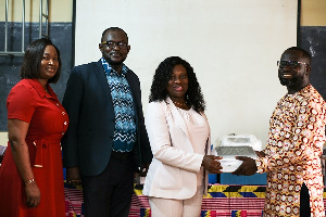 Dr Charity Sarpong Receives PSA Testing Devices From GIZ