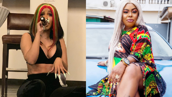 Cardi B and Afia Schwarzenegger