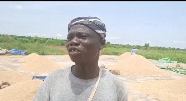 One of the farmers who spoke to GhanaWeb