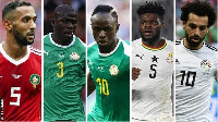 All five BBC African Football of the Year 2018 nominees