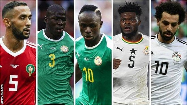 All five BBC African Football of the Year 2018 nominees