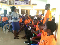 Participants at the peer-to-peer reproductive health programme