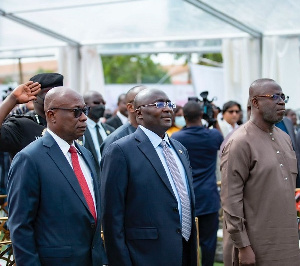 Tony Oteng-Gyasi, Dr. Alhaji Mahamudu Bawumia and Deputy Minister of Energy, William Owuraku Aidoo