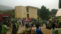 Some parents who were not happy with action of the School authorities stormed the school