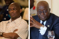 Abdul Malik Kweku Baako and President Akufo-Addo