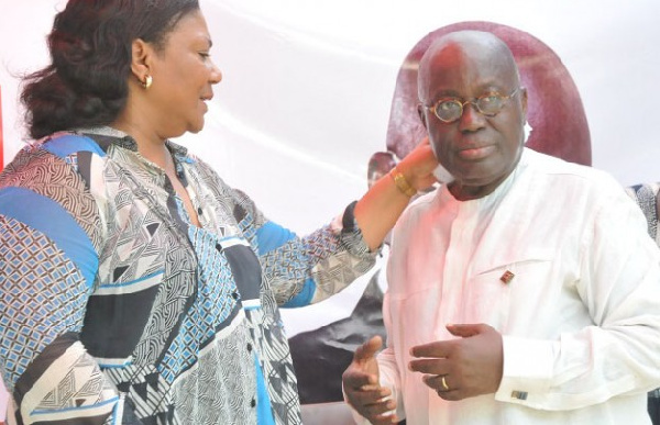 Rebecca with husband Nana Akufo-Addo