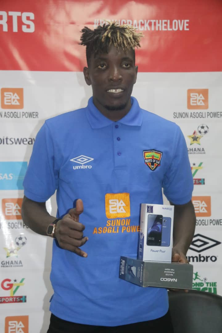 Benjamin Afutu won the man of the match