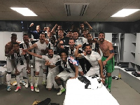 Kwadwo Asamoah with his team Juventus