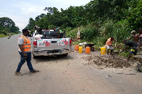 Asikuma to Peki - Adzorkoe stretch of the Eastern Corridor road