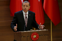 Turkish President Recep Tayyip Ergogan